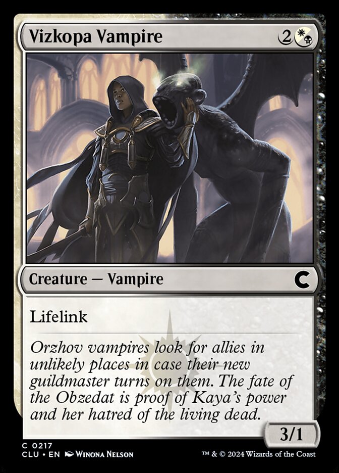 Vizkopa Vampire card front