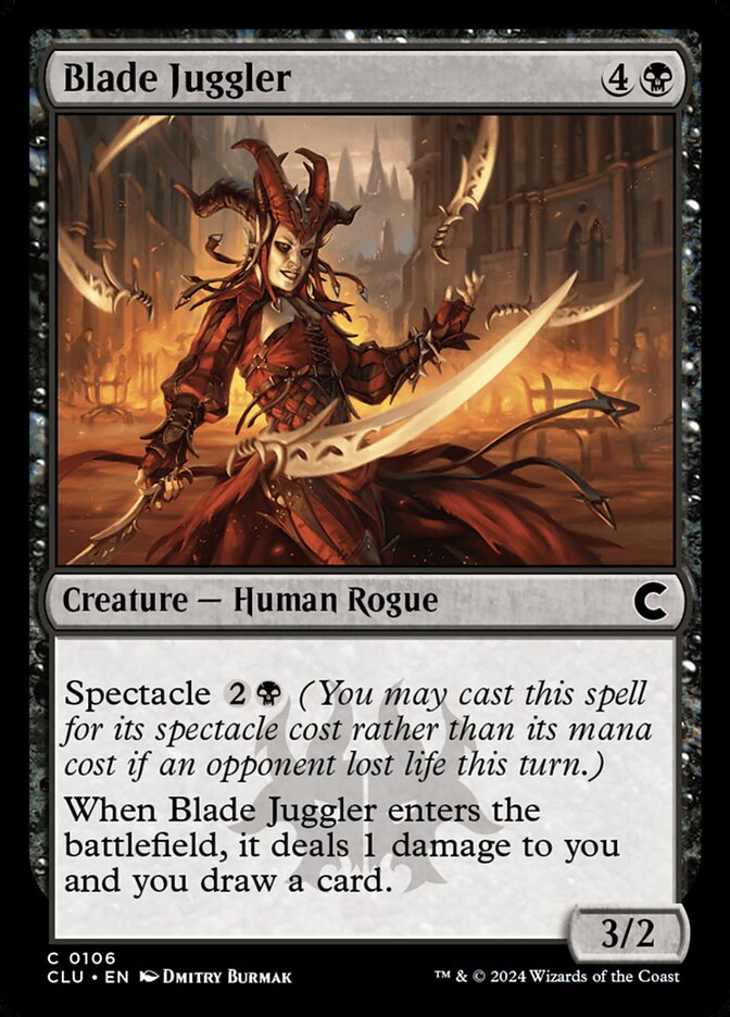 Blade Juggler card front