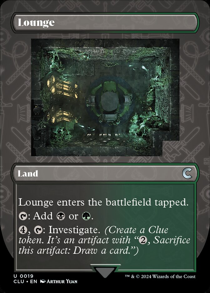 Lounge card front