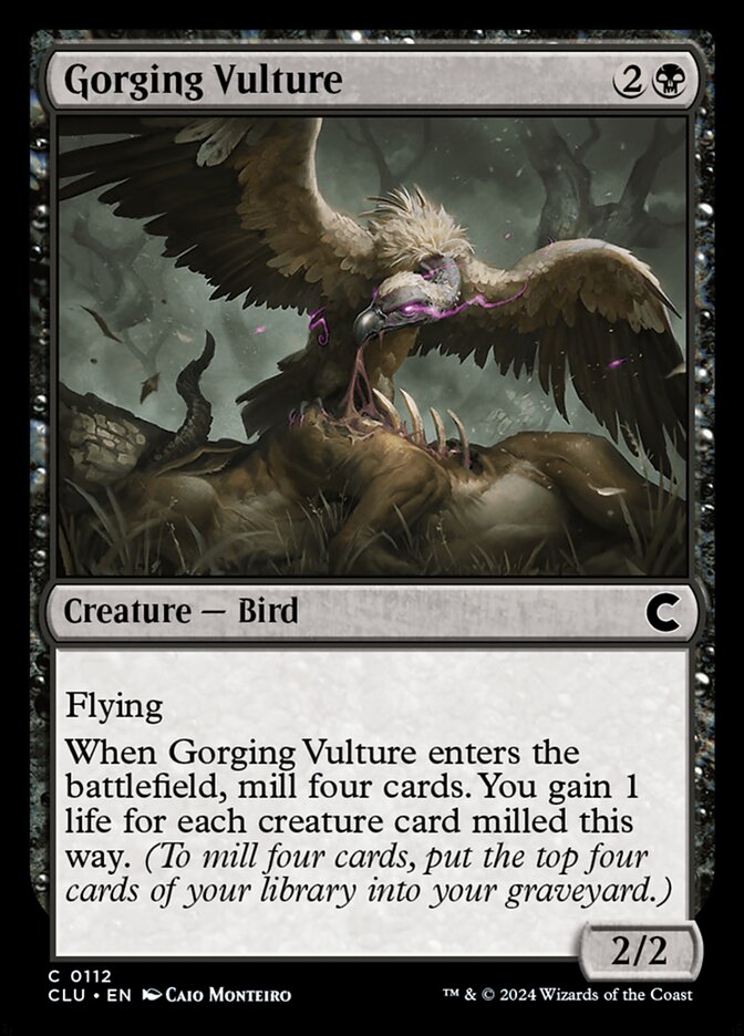 Gorging Vulture card front