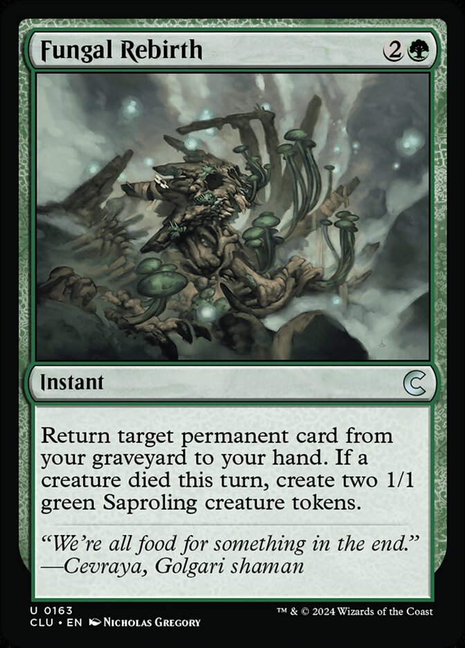 Fungal Rebirth card front