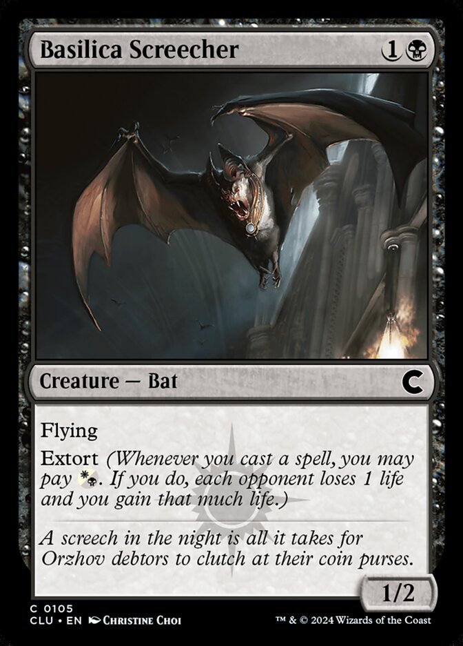 Basilica Screecher card front
