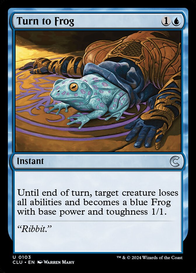 Turn to Frog card front