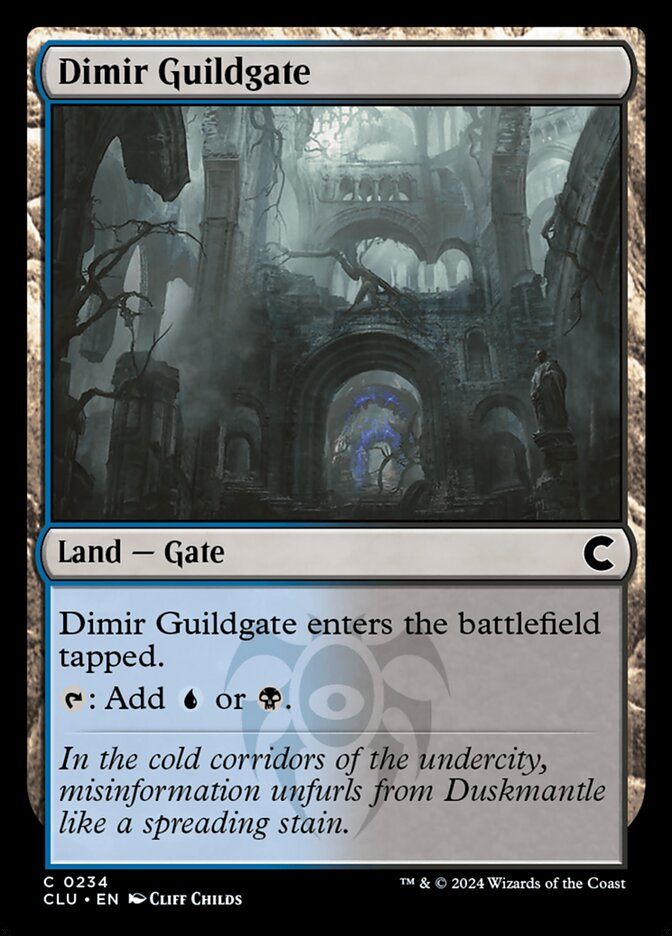 Dimir Guildgate card front