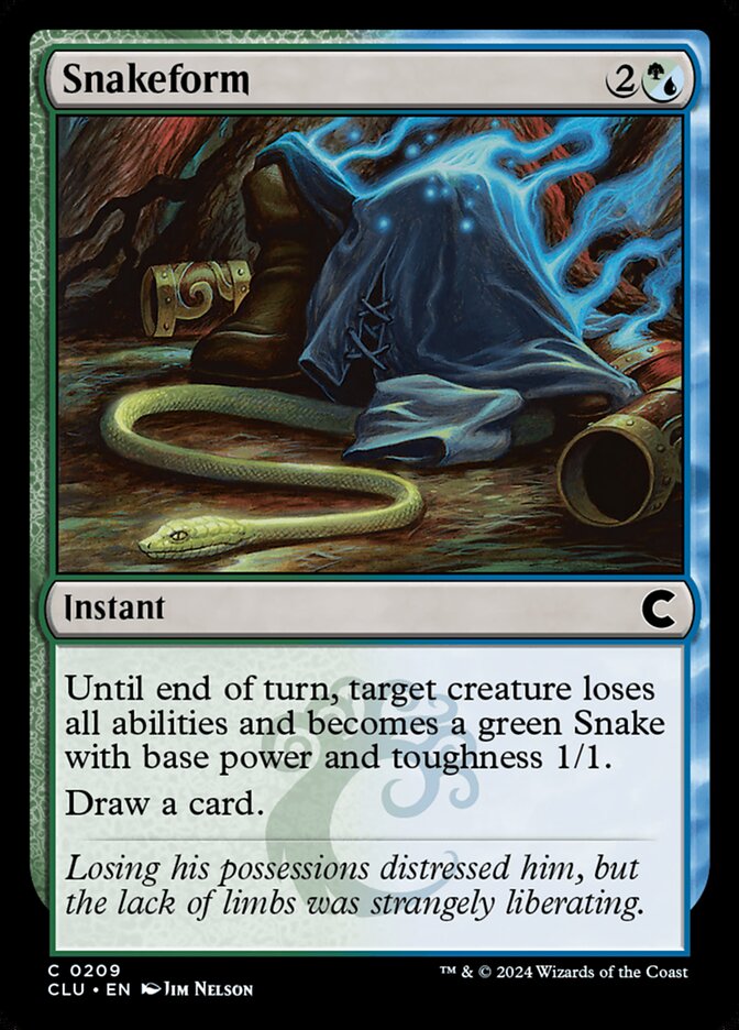 Snakeform card front