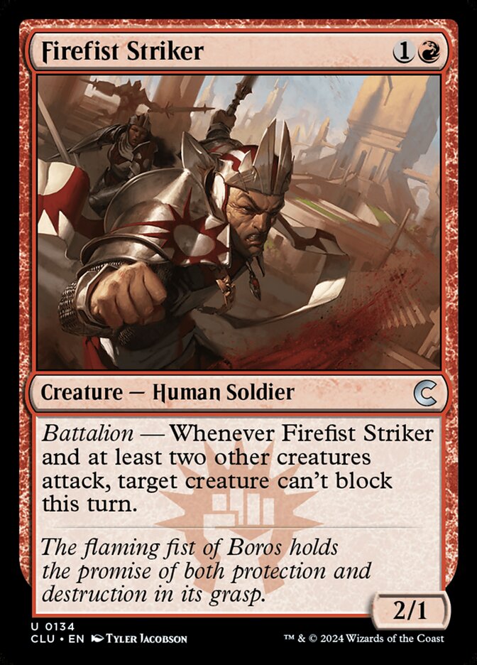 Firefist Striker card front