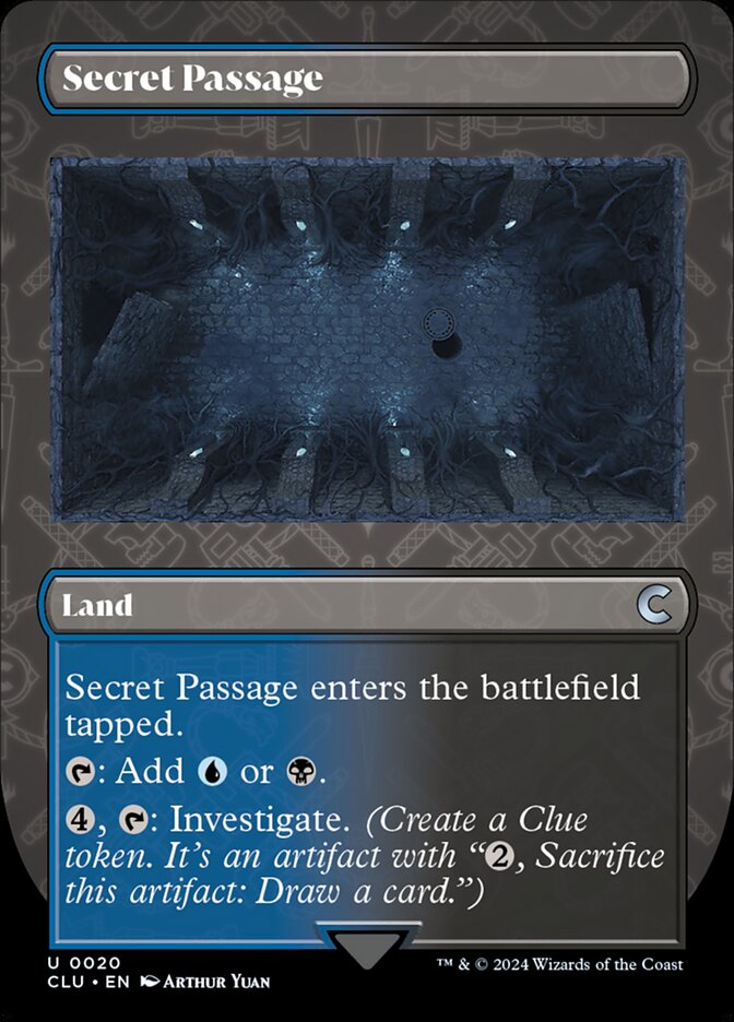 Secret Passage card front