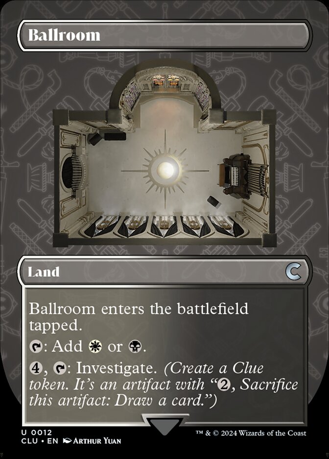 Ballroom card front