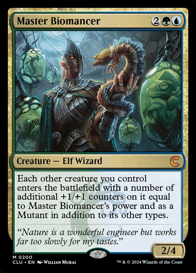 Master Biomancer card front