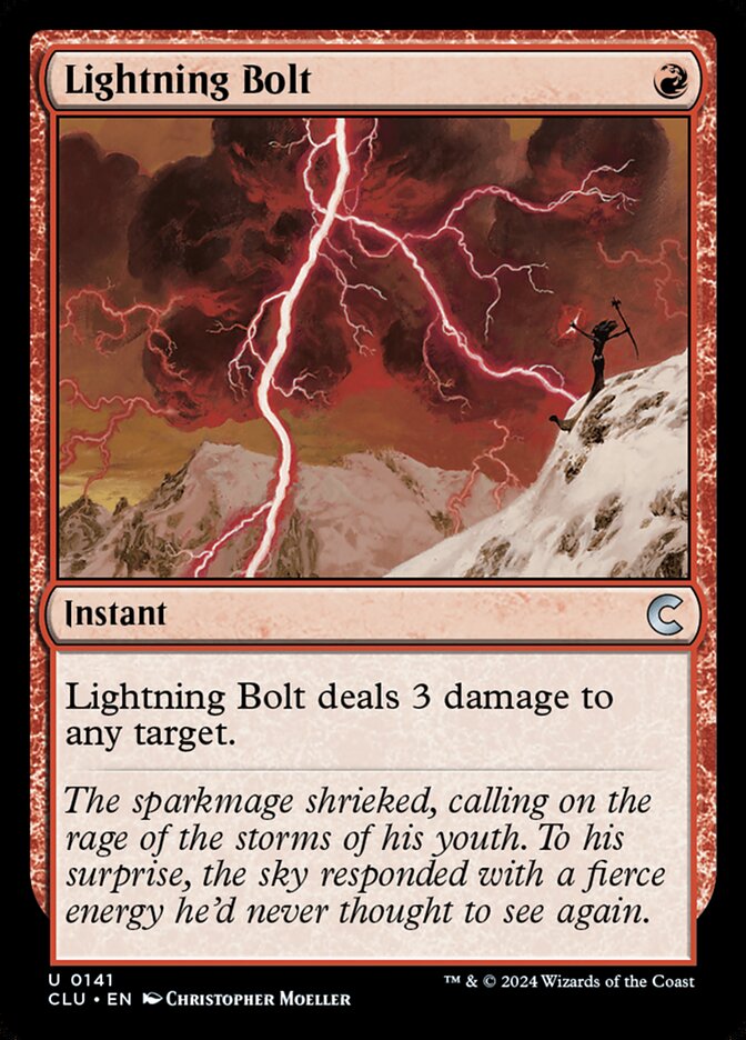 Lightning Bolt card front