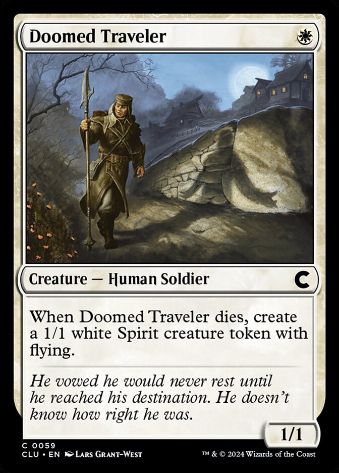 Doomed Traveler card front