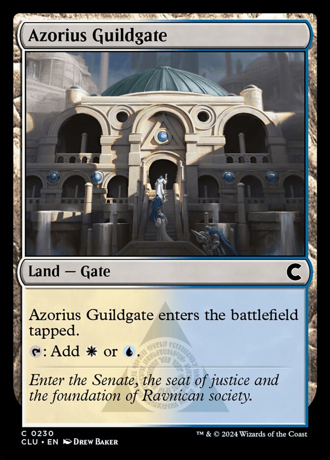 Azorius Guildgate card front