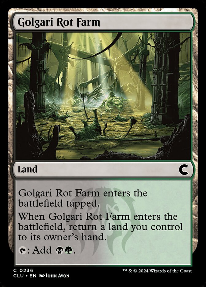 Golgari Rot Farm card front