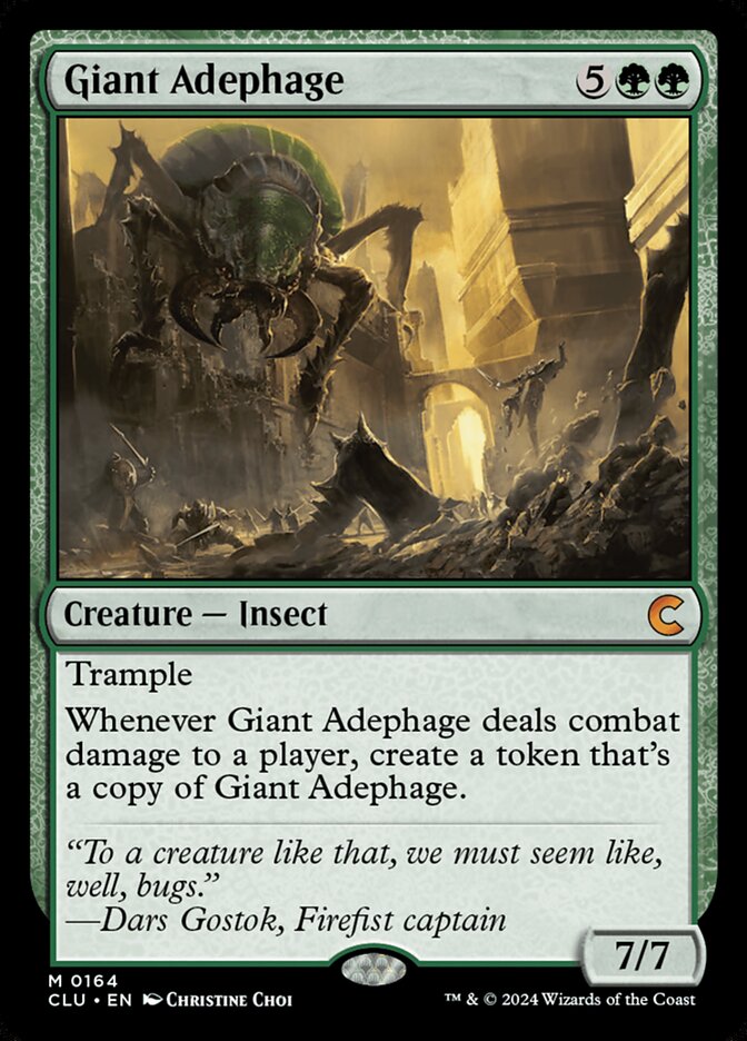 Giant Adephage card front