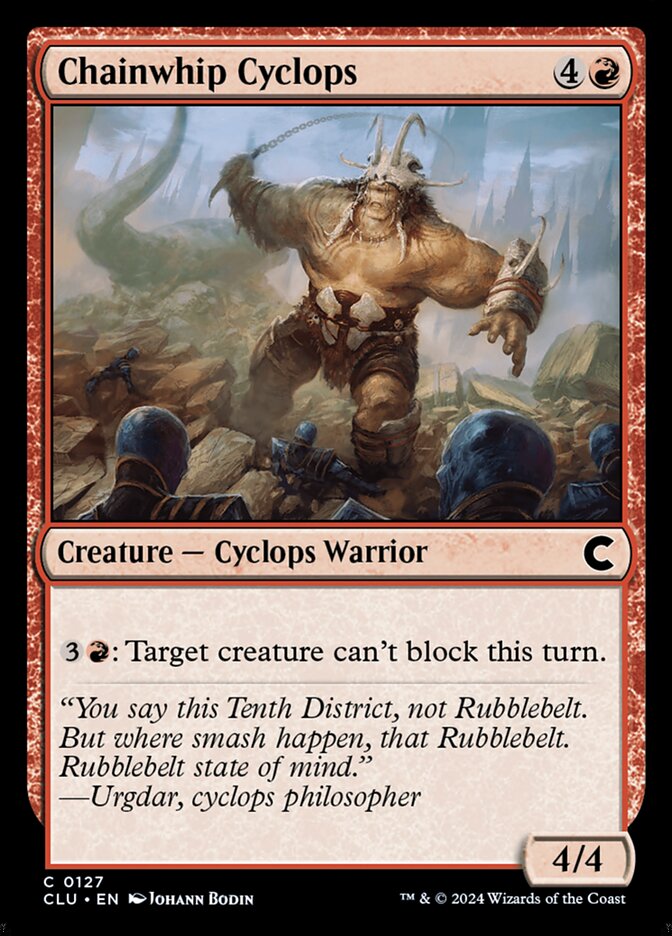 Chainwhip Cyclops card front