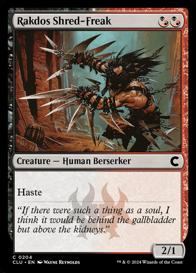 Rakdos Shred-Freak card front