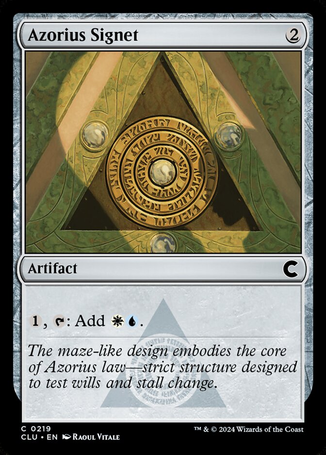 Azorius Signet card front