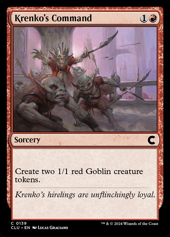 Krenko's Command card front