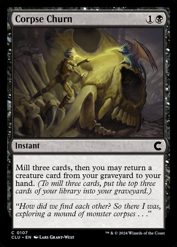 Corpse Churn card front