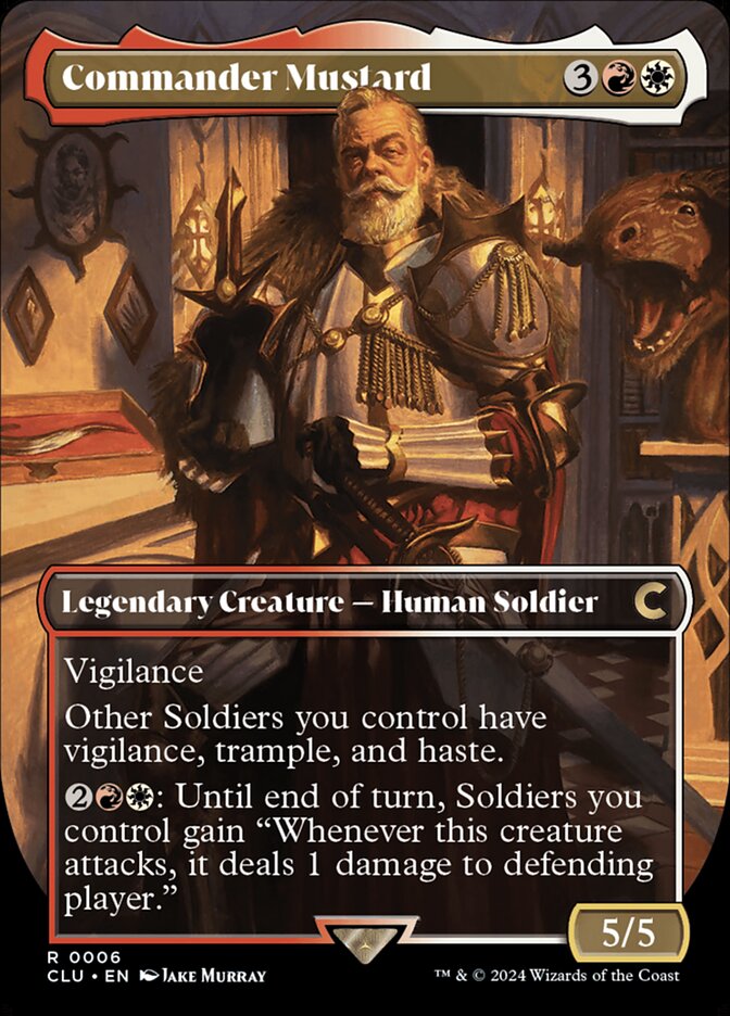 Commander Mustard card front