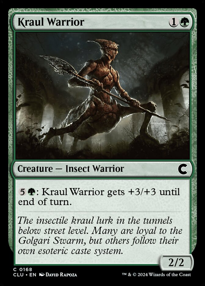 Kraul Warrior card front