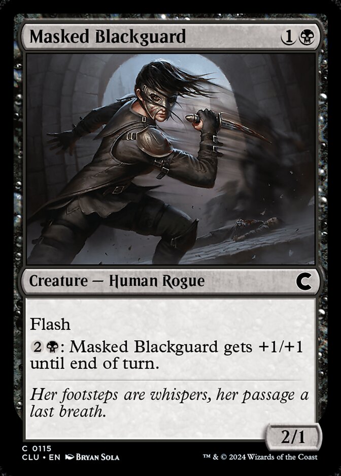 Masked Blackguard card front