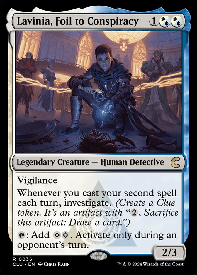 Lavinia, Foil to Conspiracy card front