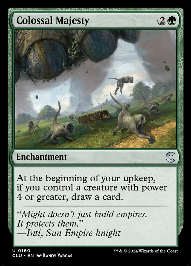 Colossal Majesty card front