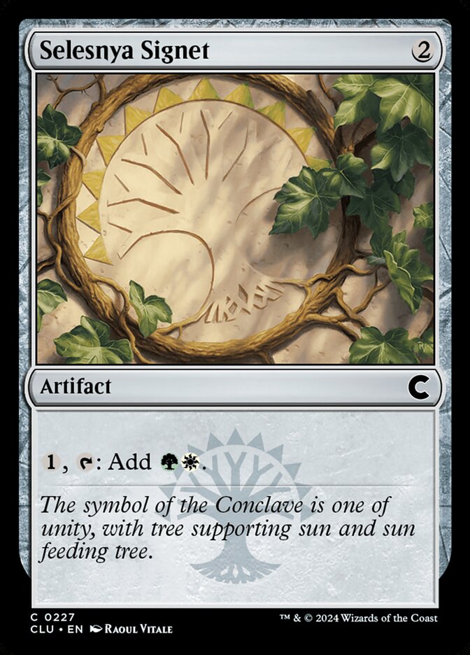 Selesnya Signet card front