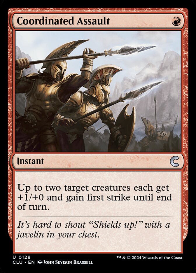 Coordinated Assault card front