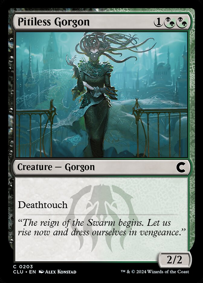 Pitiless Gorgon card front