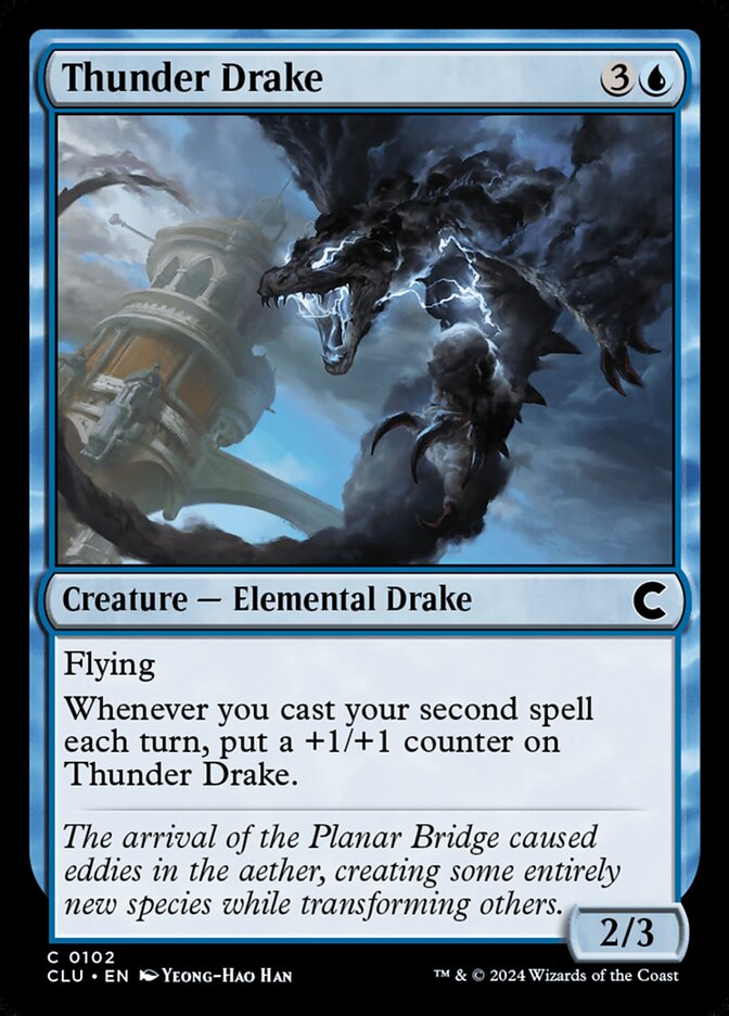Thunder Drake card front