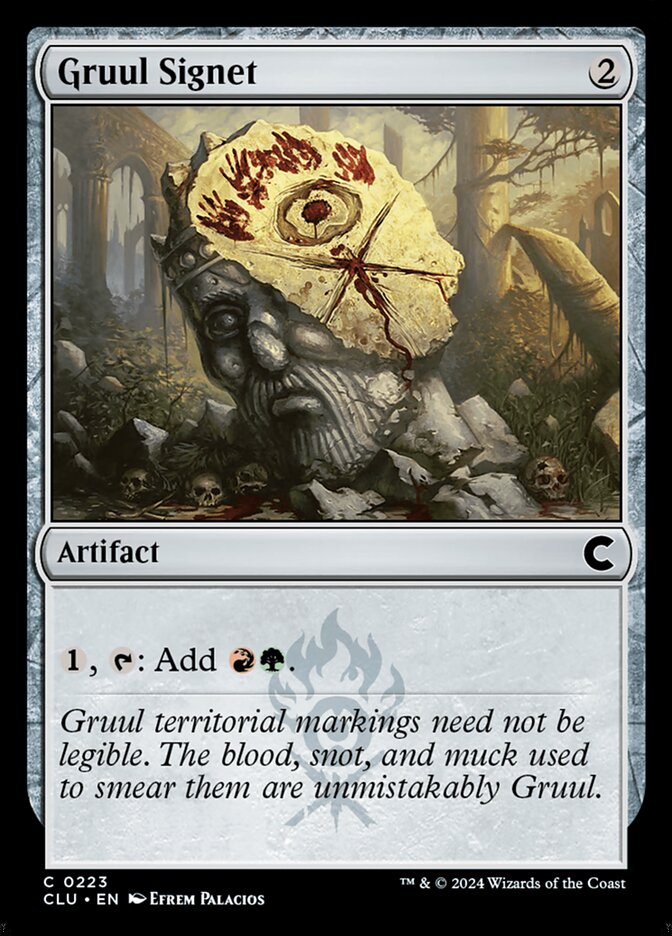 Gruul Signet card front