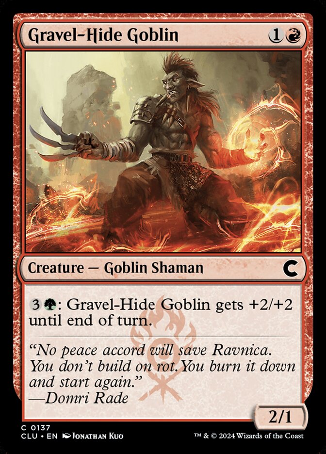 Gravel-Hide Goblin card front