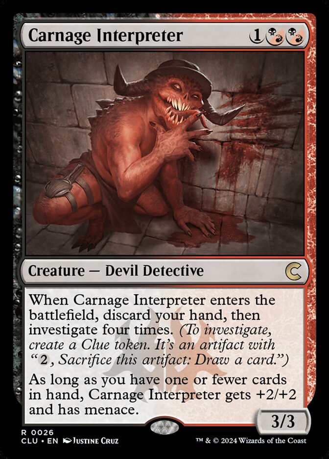 Carnage Interpreter card front