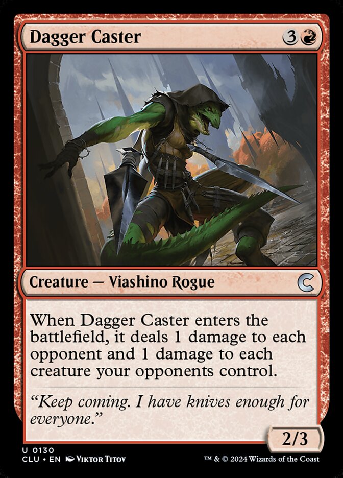 Dagger Caster card front
