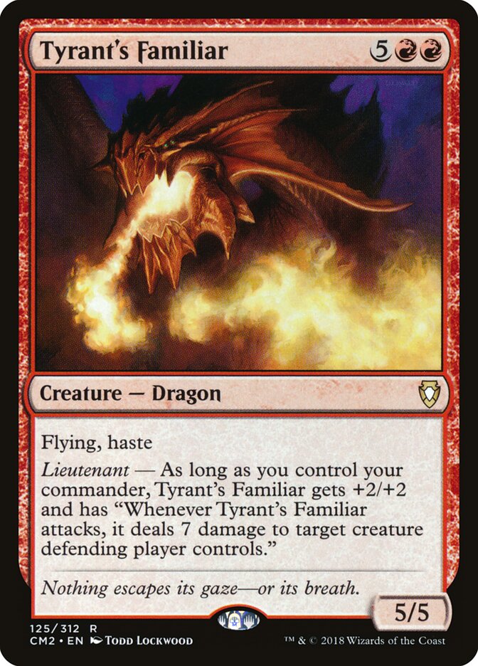 Tyrant's Familiar card front