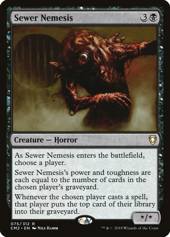 Sewer Nemesis card front