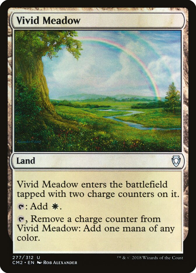 Vivid Meadow card front