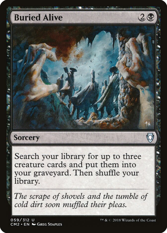 Buried Alive card front