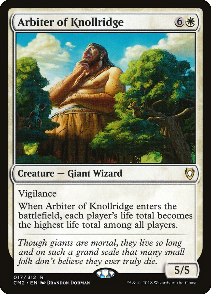 Arbiter of Knollridge card front