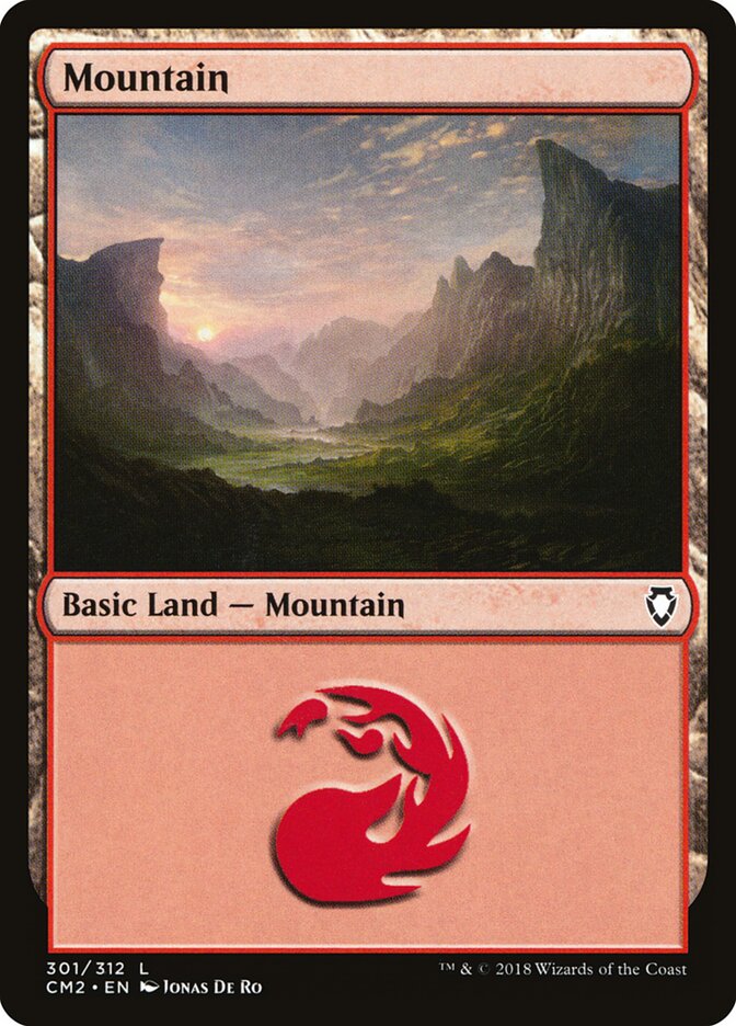 Mountain card front