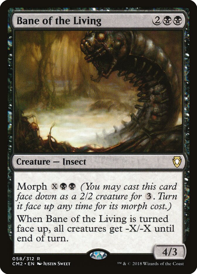 Bane of the Living card front