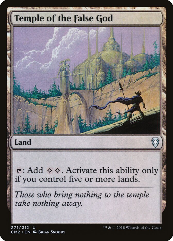 Temple of the False God card front