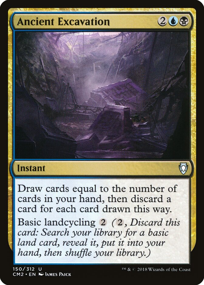 Ancient Excavation card front