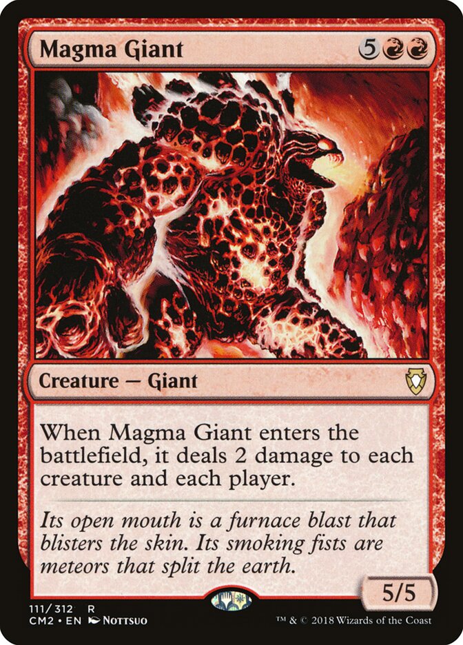 Magma Giant card front
