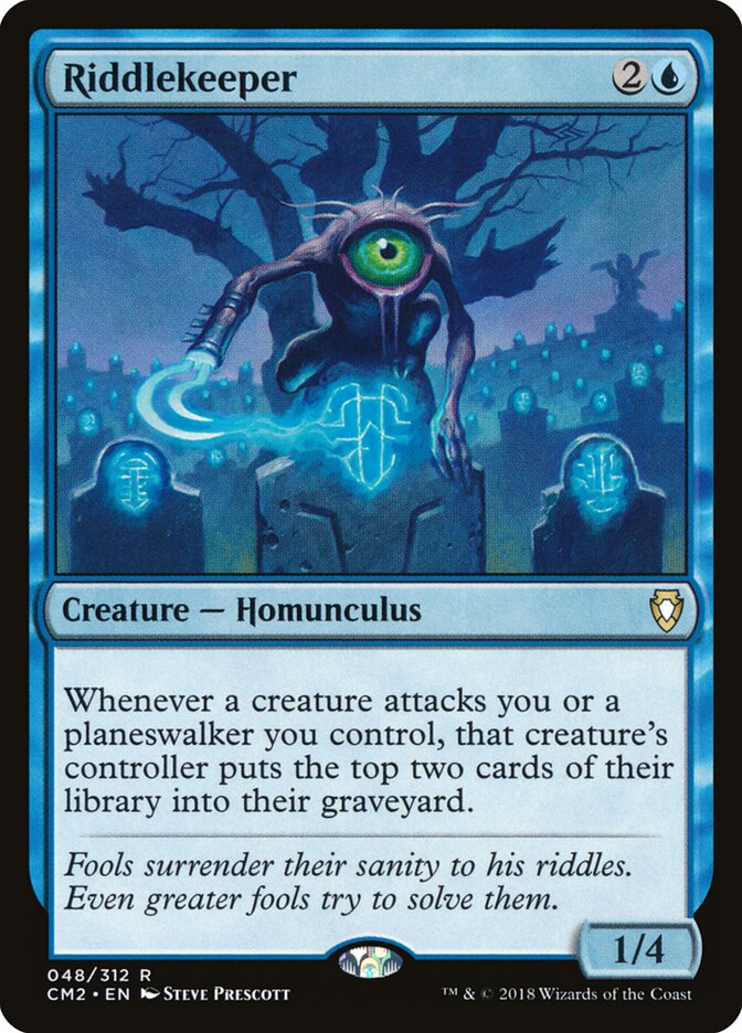 Riddlekeeper card front