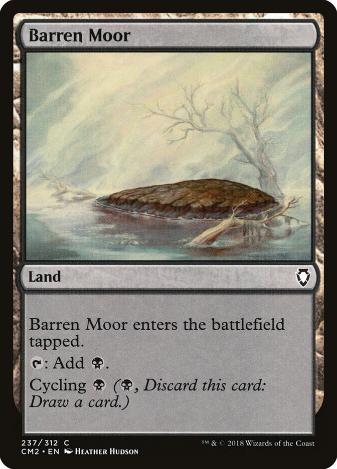 Barren Moor card front