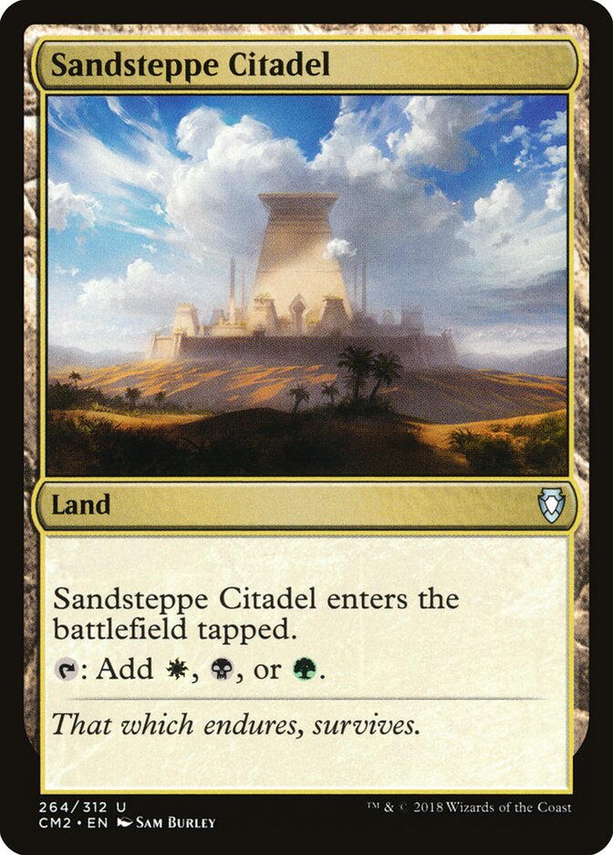Sandsteppe Citadel card front