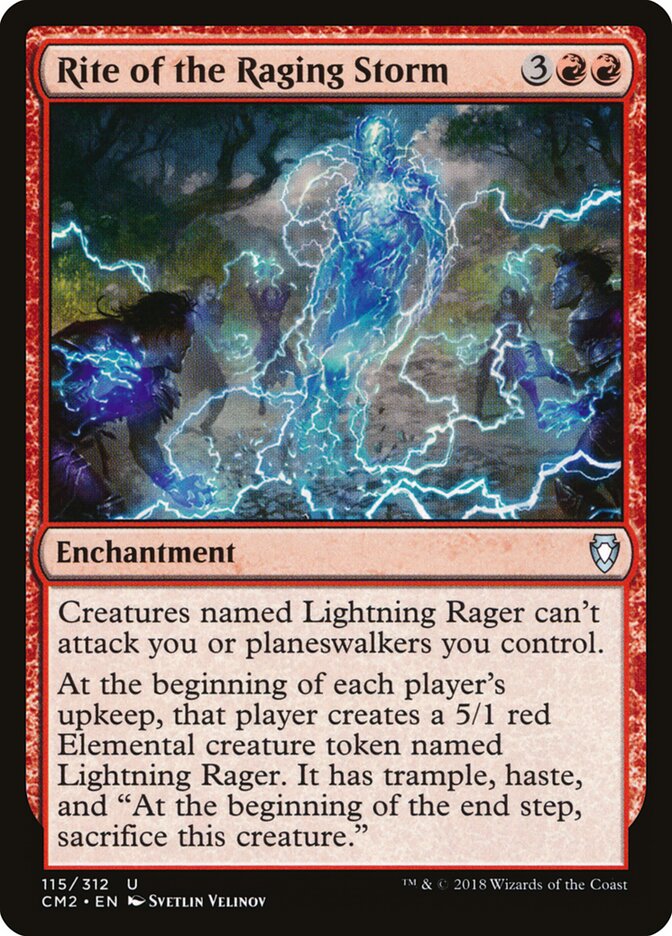 Rite of the Raging Storm card front